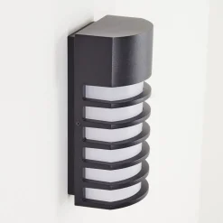 Applique Murale D'Exterieur Kurola Noir, 1 Lumiere