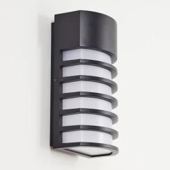 Applique Murale D'Exterieur Kurola Noir, 1 Lumiere