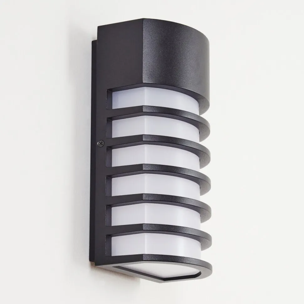 Applique Murale D'Exterieur Kurola Noir, 1 Lumiere