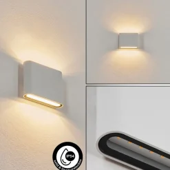Applique Murale D'Exterieur Tammisaari Led Transparent, Blanc, 1 Lumiere