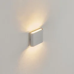 Applique Murale D'Exterieur Tammisaari Led Transparent, Blanc, 1 Lumiere