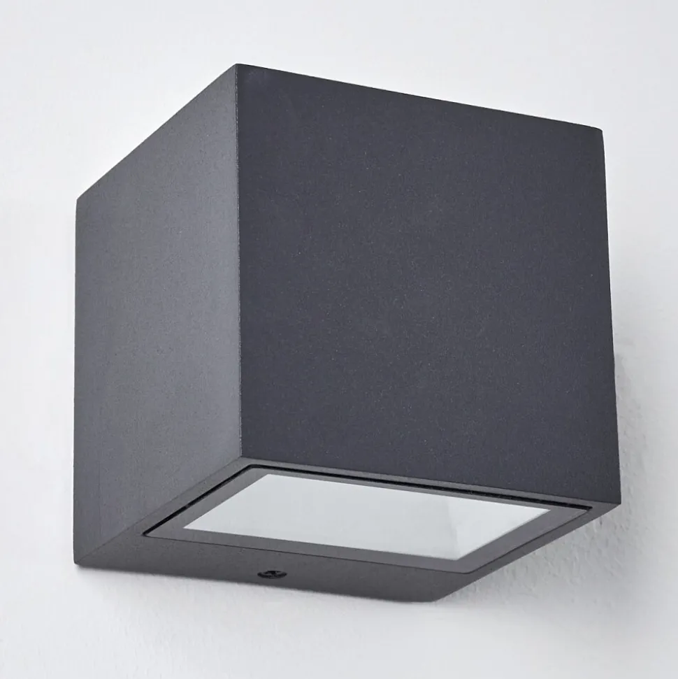 Applique Murale D'Exterieur Spidern Led Anthracite, 1 Lumiere