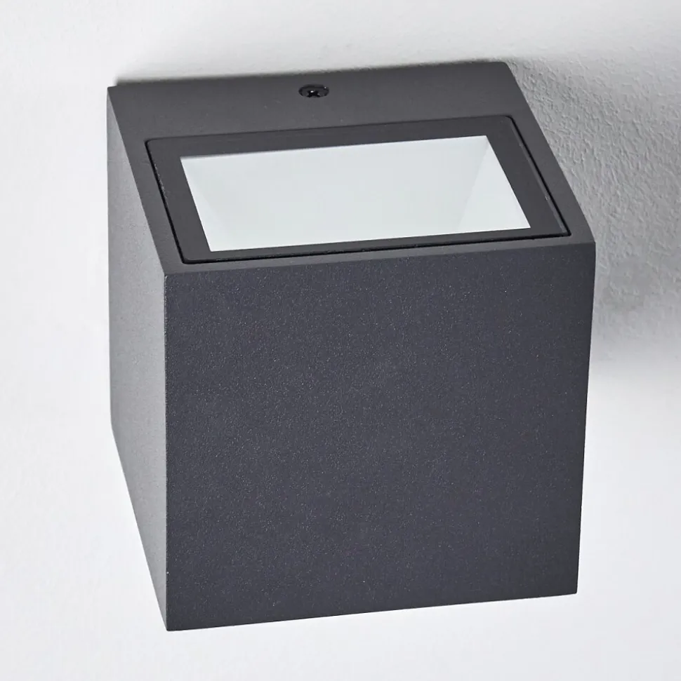 Applique Murale D'Exterieur Spidern Led Anthracite, 1 Lumiere