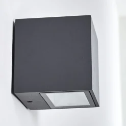 Applique Murale D'Exterieur Spidern Led Anthracite, 1 Lumiere