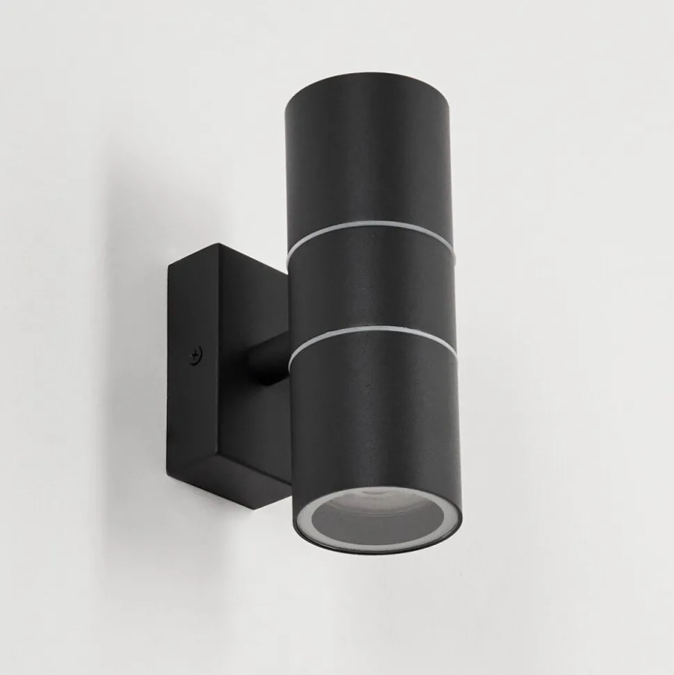 Applique Murale D'Exterieur Simola Anthracite, 2 Lumieres