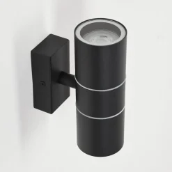 Applique Murale D'Exterieur Simola Anthracite, 2 Lumieres