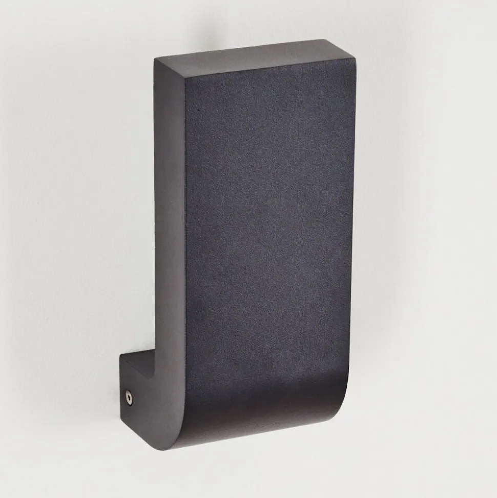 Applique Murale D'Exterieurkirkhall Led Noir, 1 Lumiere