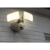 Applique Murale D'Exterieur Lutec Libra Led Blanc, 1 Lumiere, Detecteur De Mouvement