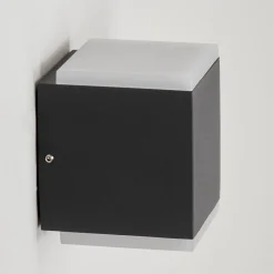 Applique Murale D'Exterieuroatlands Led Anthracite, 2 Lumieres