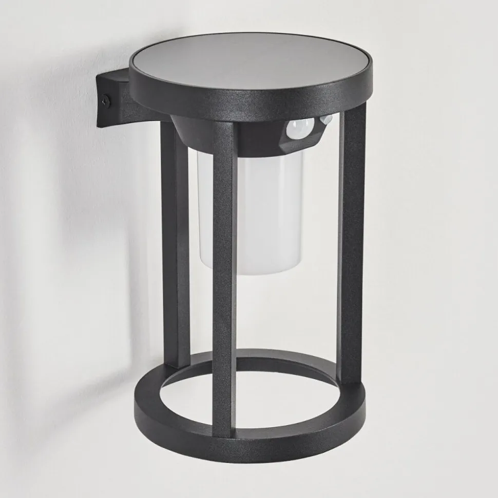 Applique Murale D'Exterieur Lokpano Led Noir, 1 Lumiere, Detecteur De Mouvement, Changeur De Couleurs