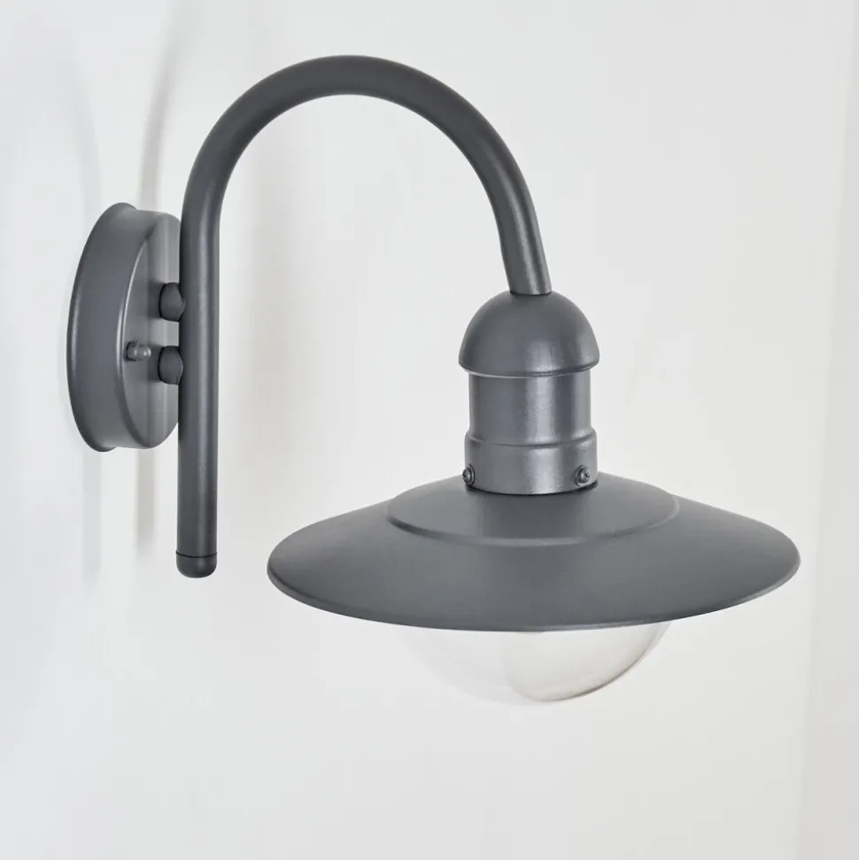 Applique Murale D'Exterieur Elima Anthracite, 1 Lumiere