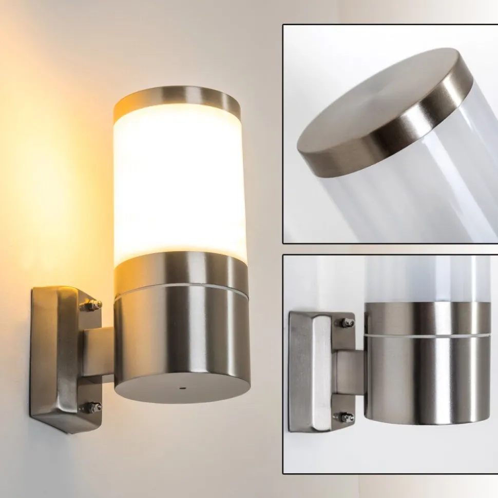 Applique Murale D'Exterieur Tolsona Acier Inoxydable, 1 Lumiere