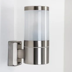 Applique Murale D'Exterieur Tolsona Acier Inoxydable, 1 Lumiere