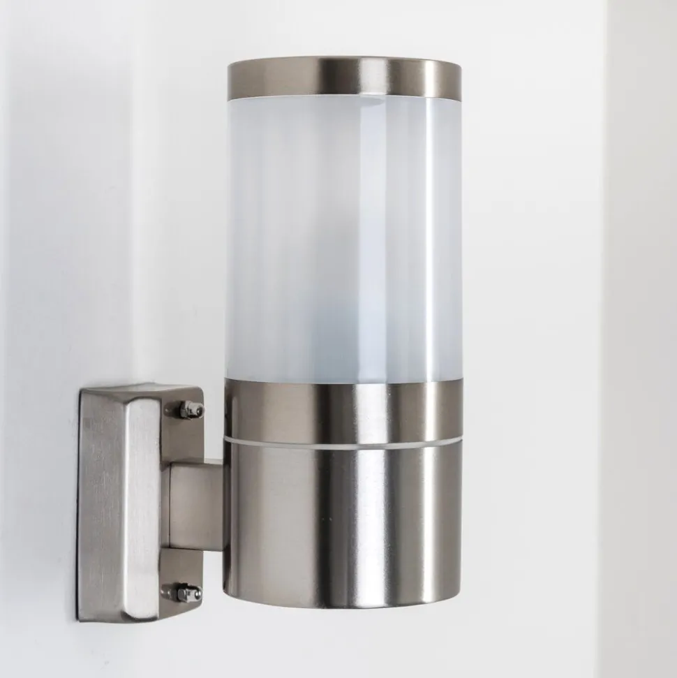 Applique Murale D'Exterieur Tolsona Acier Inoxydable, 1 Lumiere