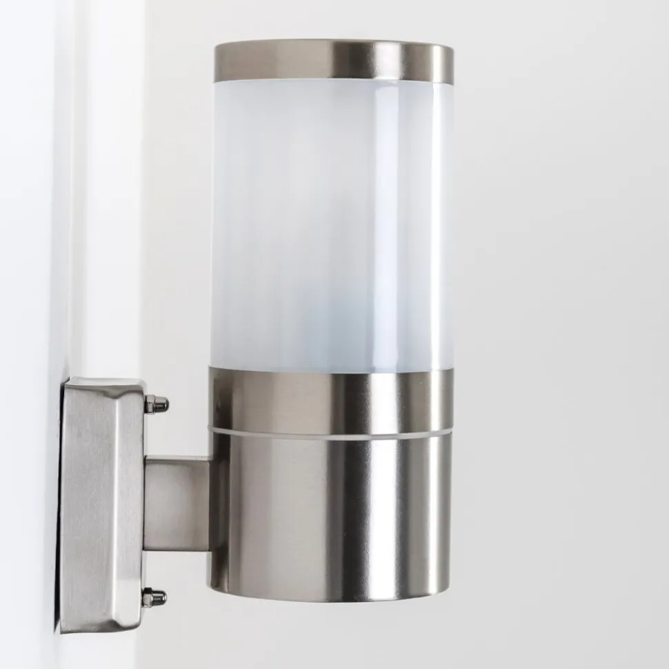 Applique Murale D'Exterieur Tolsona Acier Inoxydable, 1 Lumiere