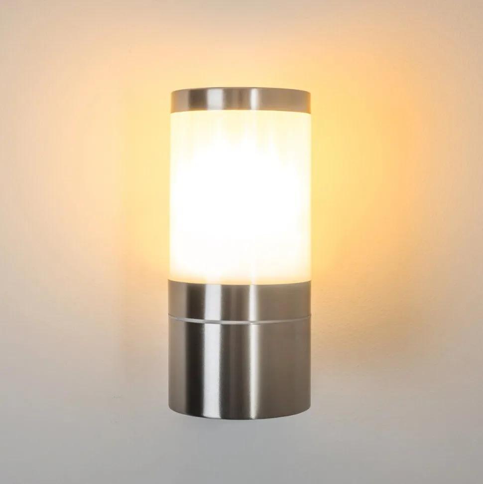 Applique Murale D'Exterieur Tolsona Acier Inoxydable, 1 Lumiere