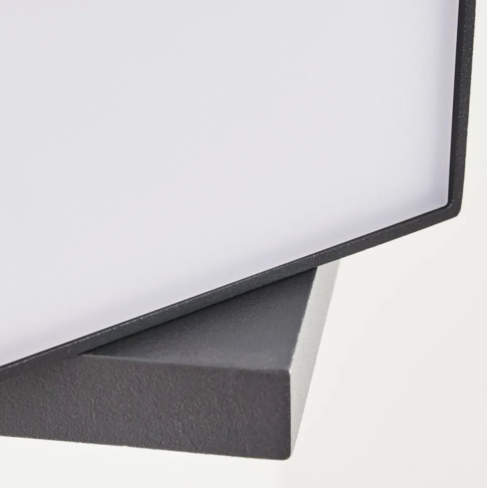 Applique Murale D'Exterieur Swanek Led Anthracite, 1 Lumiere, Detecteur De Mouvement