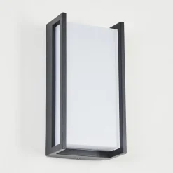 Applique Murale D'Exterieur Skove Led Anthracite, 1 Lumiere, Changeur De Couleurs