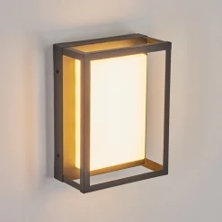 Applique Murale D'Exterieurnonza Led Anthracite, 1 Lumiere