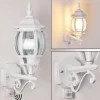 Applique Murale D'Exterieur Lentua Blanc, 1 Lumiere, Detecteur De Mouvement