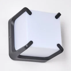 Applique Murale D'Exterieur Armor Led Anthracite, 1 Lumiere