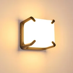 Applique Murale D'Exterieur Armor Led Anthracite, 1 Lumiere