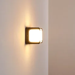 Applique Murale D'Exterieur Armor Led Anthracite, 1 Lumiere