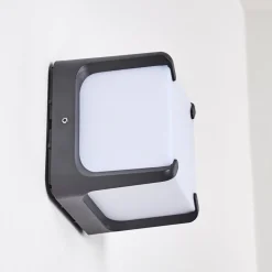 Applique Murale D'Exterieur Armor Led Anthracite, 1 Lumiere