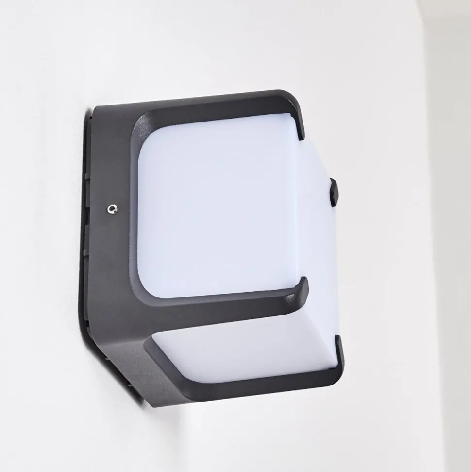 Applique Murale D'Exterieur Armor Led Anthracite, 1 Lumiere