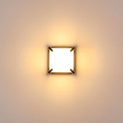 Applique Murale D'Exterieur Armor Led Anthracite, 1 Lumiere