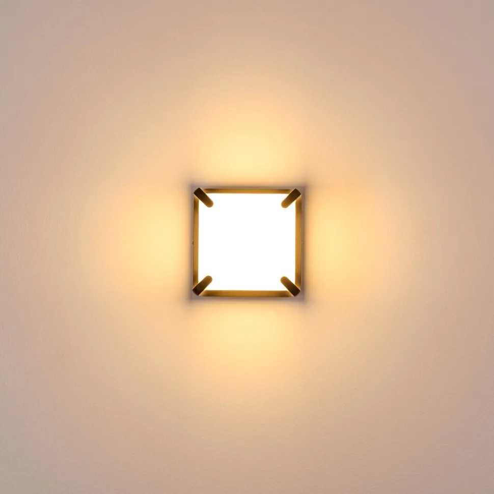 Applique Murale D'Exterieur Armor Led Anthracite, 1 Lumiere