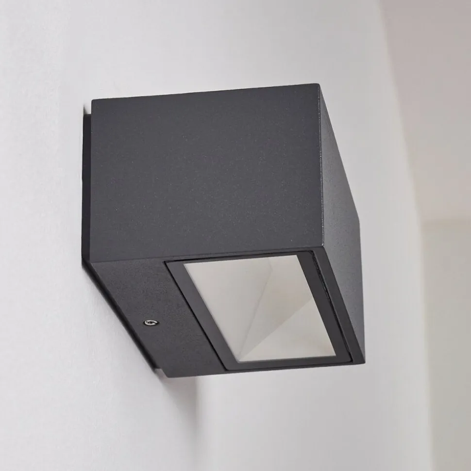 Applique Murale D'Exterieur Spidern Led Anthracite, 1 Lumiere