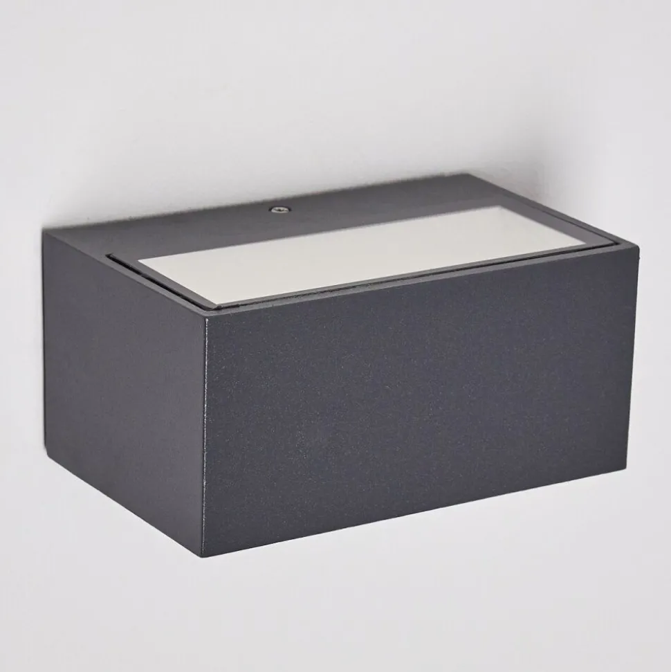 Applique Murale D'Exterieur Spidern Led Anthracite, 1 Lumiere