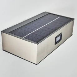 Applique Murale D'Exterieur Led Nickel Mat, 1 Lumiere