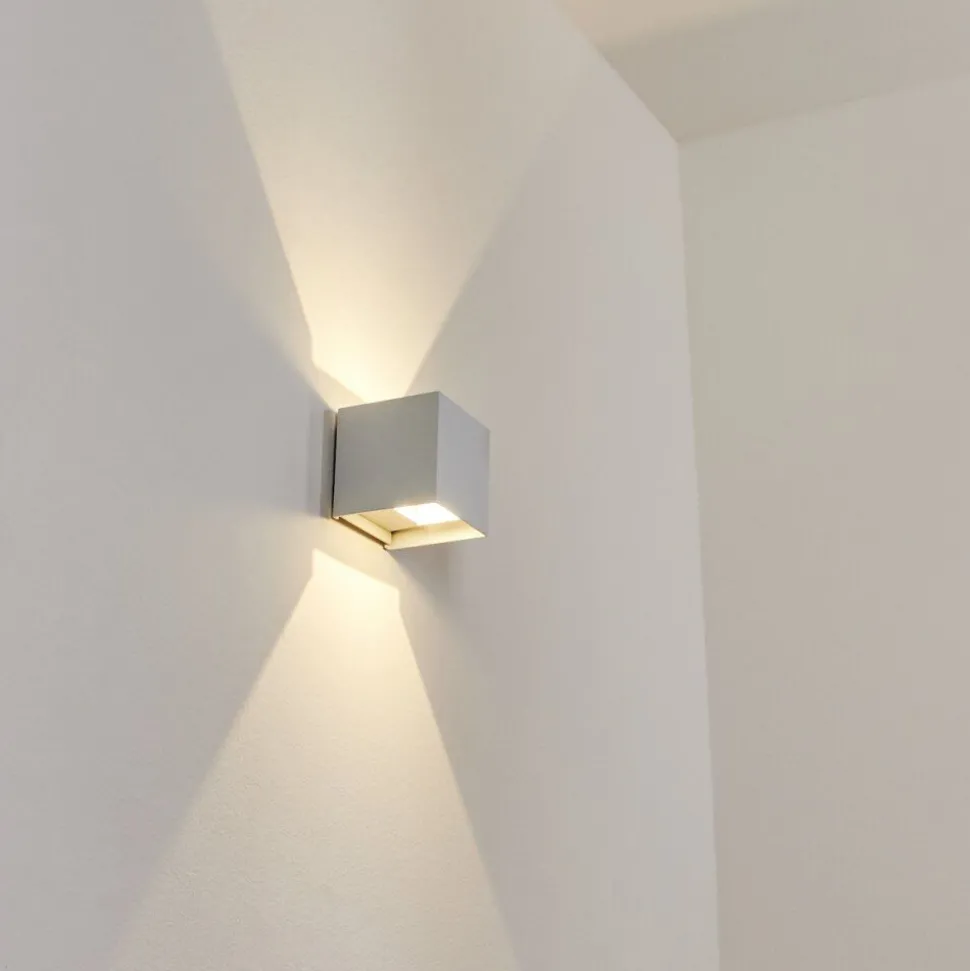 Applique Murale D'Exterieurpyalong Led Blanc, 1 Lumiere