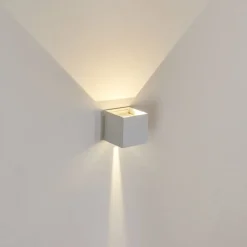 Applique Murale D'Exterieurpyalong Led Blanc, 1 Lumiere