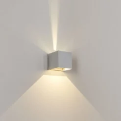 Applique Murale D'Exterieurpyalong Led Blanc, 1 Lumiere