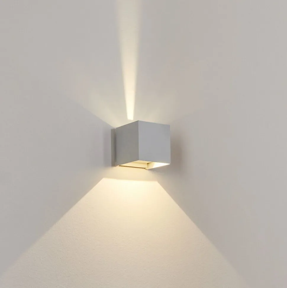 Applique Murale D'Exterieurpyalong Led Blanc, 1 Lumiere