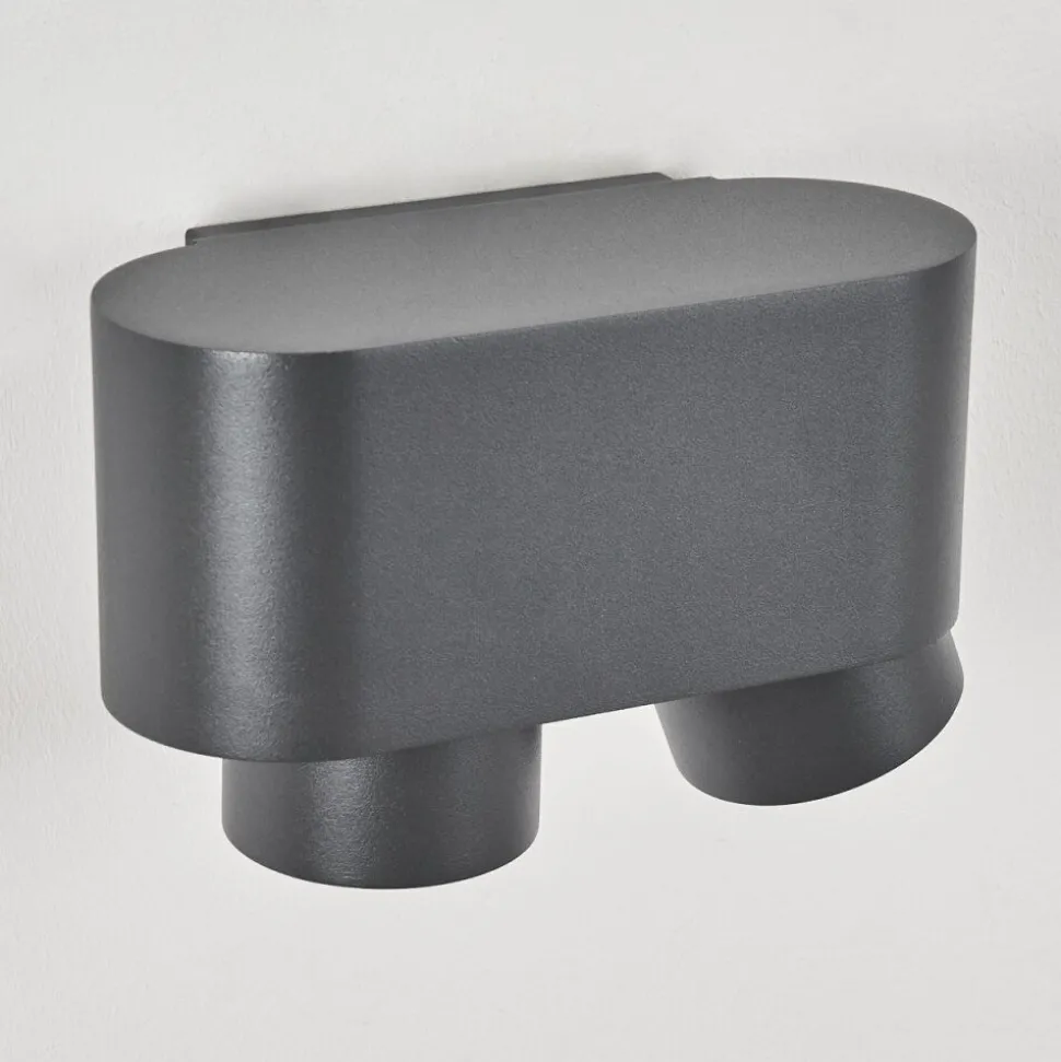 Applique Murale D'Exterieur Guampacha Anthracite, 2 Lumieres