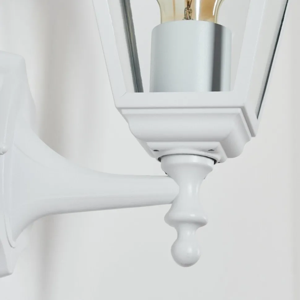 Applique Murale D'Exterieur Naofe Blanc, 1 Lumiere