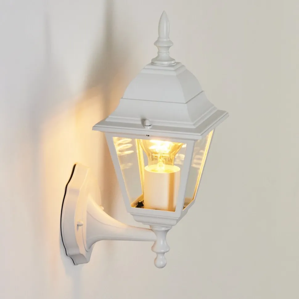 Applique Murale D'Exterieur Naofe Blanc, 1 Lumiere