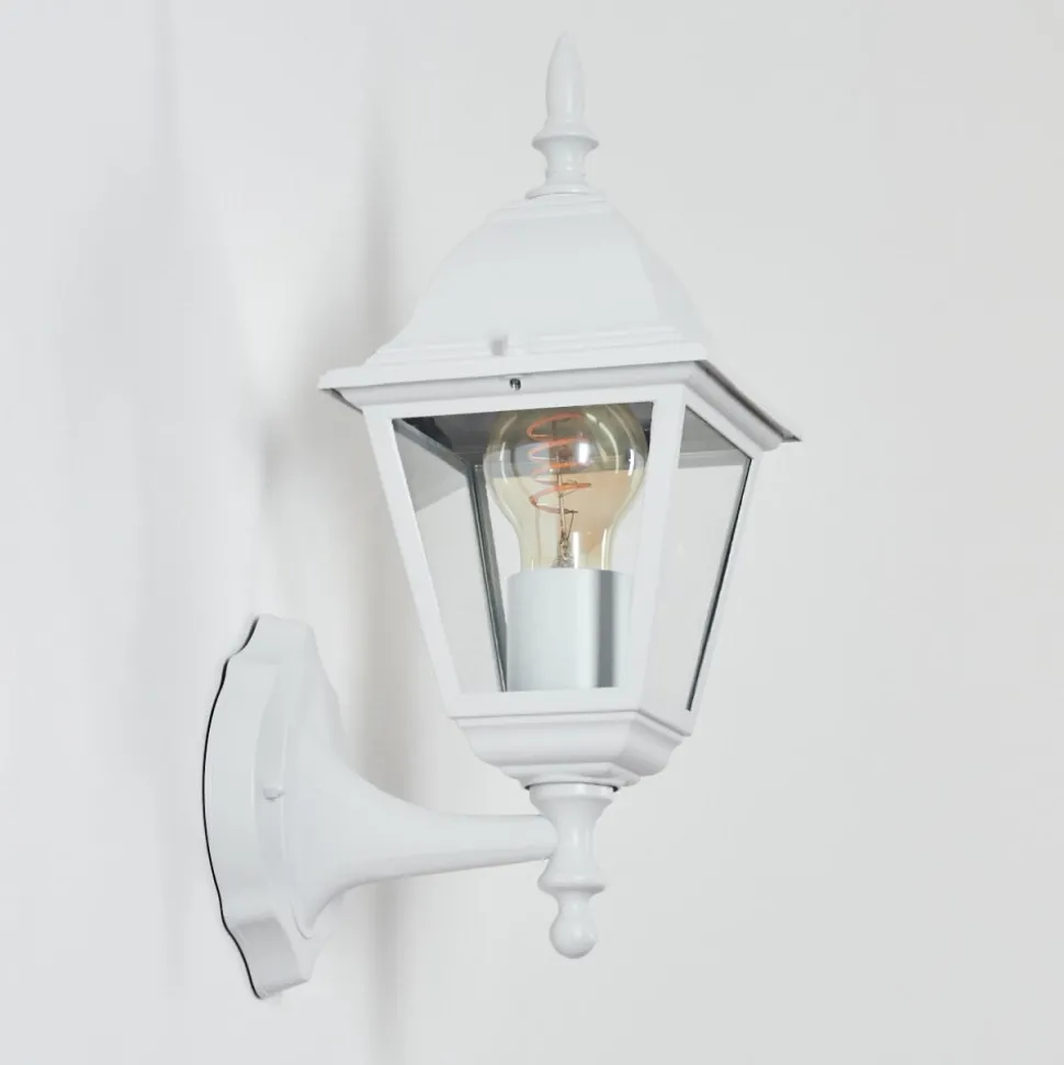 Applique Murale D'Exterieur Naofe Blanc, 1 Lumiere