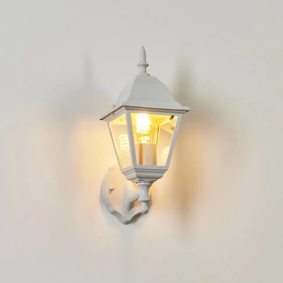 Applique Murale D'Exterieur Naofe Blanc, 1 Lumiere