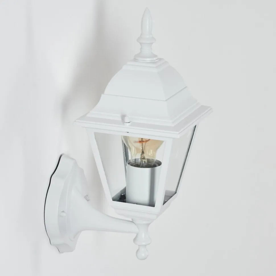 Applique Murale D'Exterieur Naofe Blanc, 1 Lumiere