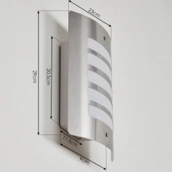 Applique Murale D'Exterieurmaleny Acier Inoxydable, 1 Lumiere