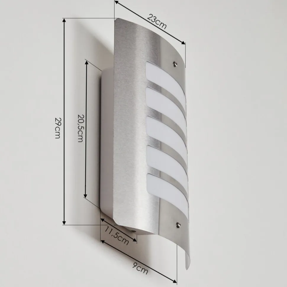 Applique Murale D'Exterieurmaleny Acier Inoxydable, 1 Lumiere