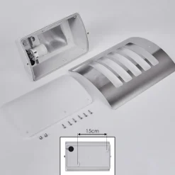 Applique Murale D'Exterieurmaleny Acier Inoxydable, 1 Lumiere