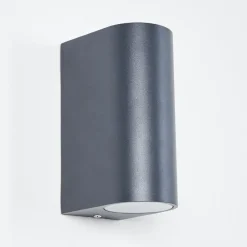 Applique Murale D'Exterieur Kingstown Anthracite, 2 Lumieres