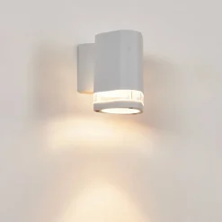 Applique Murale D'Exterieuramyton Blanc, 1 Lumiere