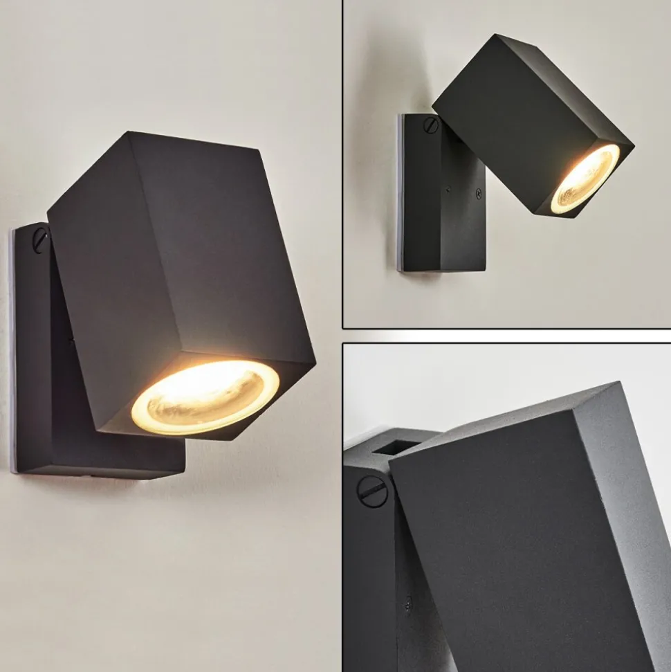 Applique Murale D'Exterieur Skaabu Anthracite, 1 Lumiere